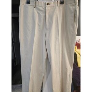 Brooks Brothers Mens Khaki Chino Pants Straight Fit W38 L30 Cotton KY Derby Wear